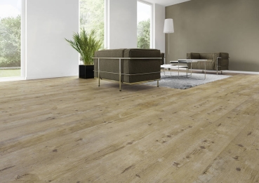 Joka - Deluxe Designboden Klebvariante, Wormy Light Oak 5511