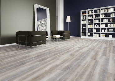 Joka - Deluxe Designboden Klebvariante, White Sawn Cut 5530