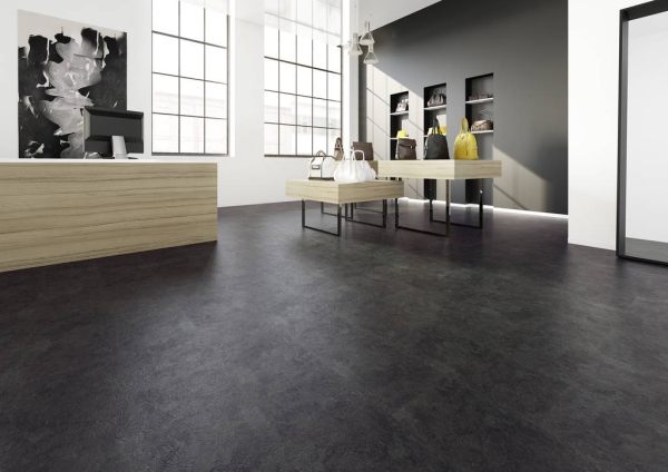 Joka - Deluxe Designboden Klebvariante, Black Slate 5416