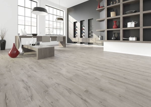 Joka - Deluxe Designboden Klebvariante, Rustic Grey Oak 5529